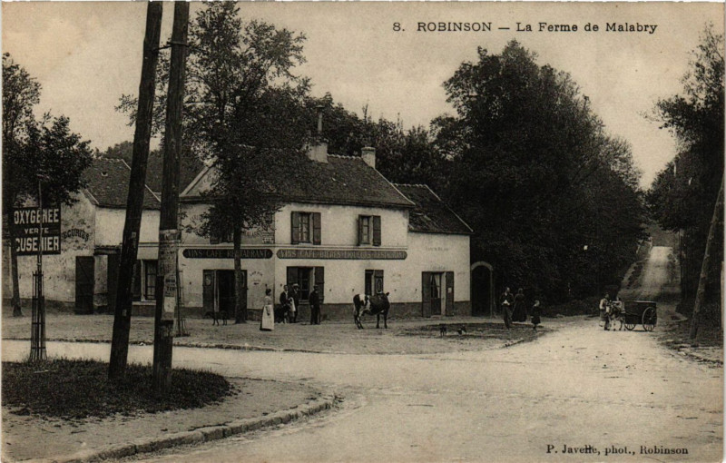 Carte postale ancienne Robinson - La Ferme de Malabry