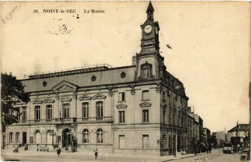 Carte postale ancienne Noisy-le-Sec - La Mairie à Noisy-le-Sec
