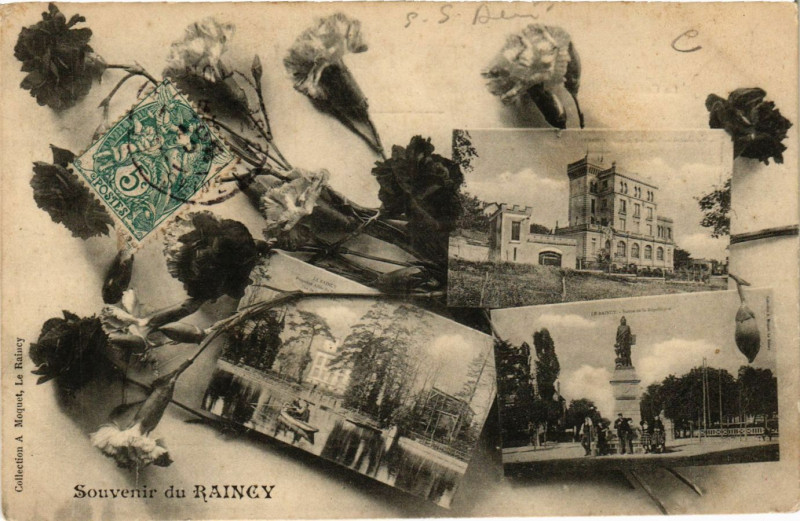 Carte postale ancienne Souvenir de Raincy