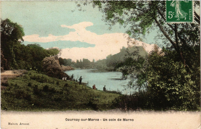 Carte postale ancienne Un coin de Marne à Gournay-sur-Marne