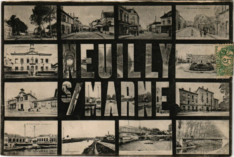 Carte postale ancienne Neuilly-sur-Marne à Neuilly-sur-Marne