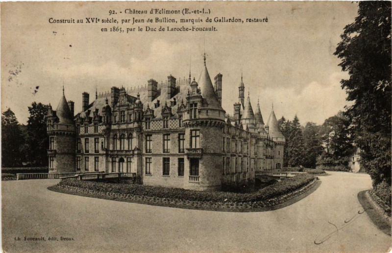 Carte postale ancienne Chateau d'Eclimont