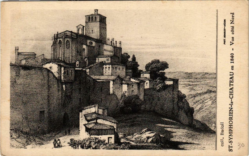 Carte postale ancienne Saint-Symphorien le Chateau