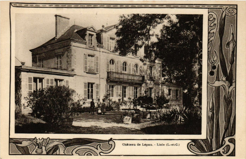 Carte postale ancienne Chateau de Lepeau - Lisle à Lisle