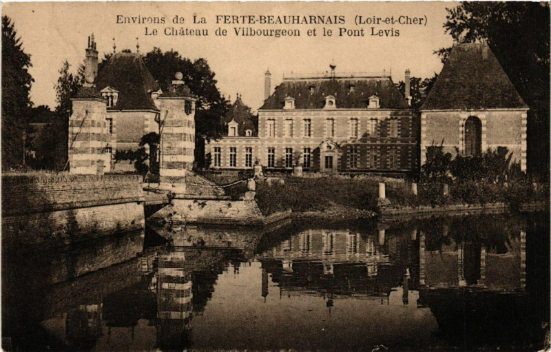 Carte postale ancienne Env. de La Ferte-Beauharvais - Le Chateau de