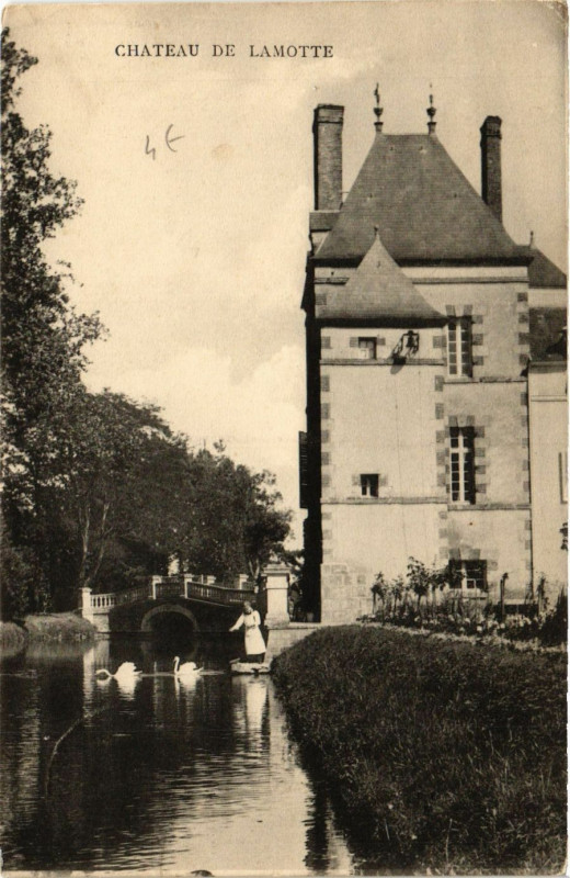 Carte postale ancienne Chateau de Lamottte
