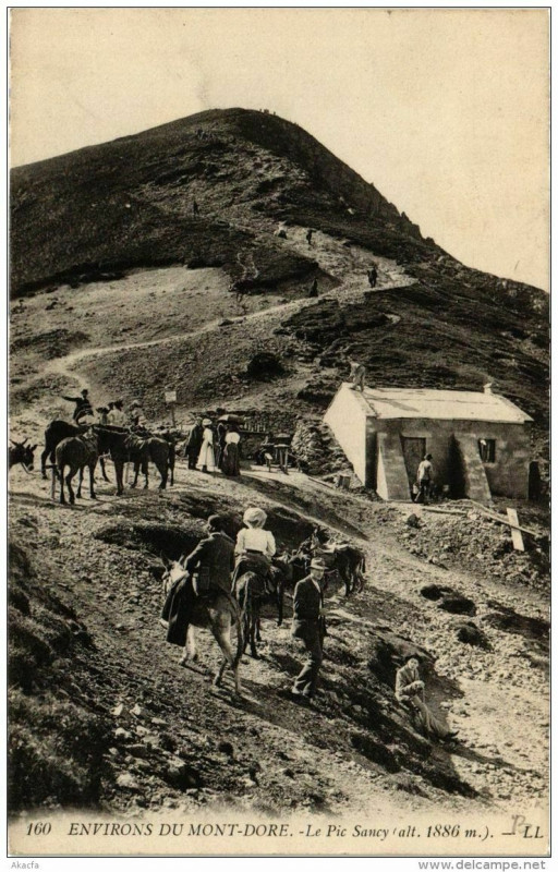 Carte postale ancienne Env. du Mont-Dore Le Pic Sancy à Mont-Dore