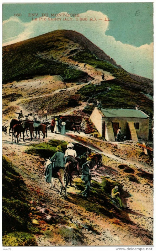 Carte postale ancienne Env. du Mont-Dore Le Pic Sancy à Mont-Dore