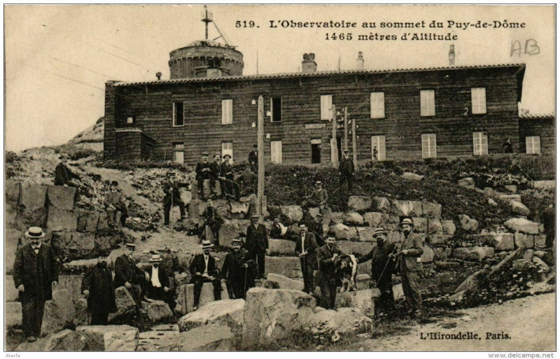 Carte postale ancienne L'Observatoire au sommet du Puy-de-Dome