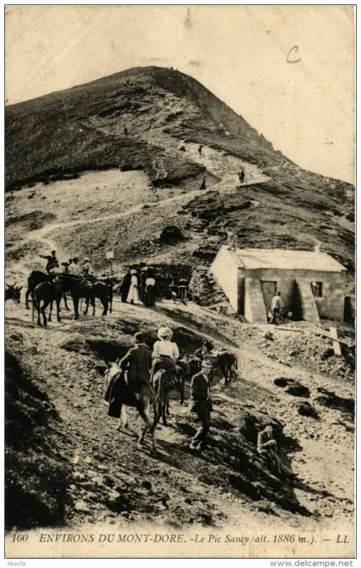 Carte postale ancienne Env. du Mont-Dore Le Pic Sancy à Mont-Dore