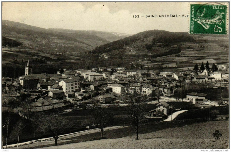 Carte postale ancienne Saint-Antheme