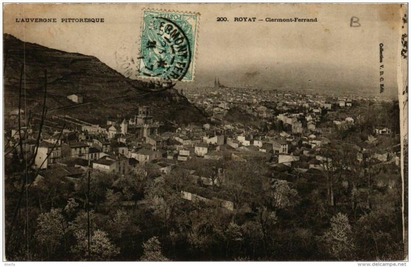 Carte postale ancienne Royat Clermont-Ferrand à Clermont-Ferrand