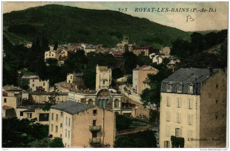 Carte postale ancienne Royat-les-Bains à Royat