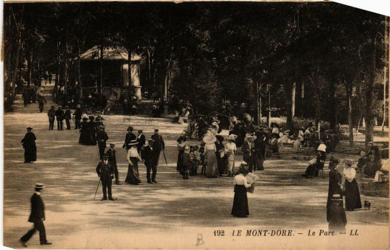 Carte postale ancienne Le Mont-Dore Le Parc à Mont-Dore