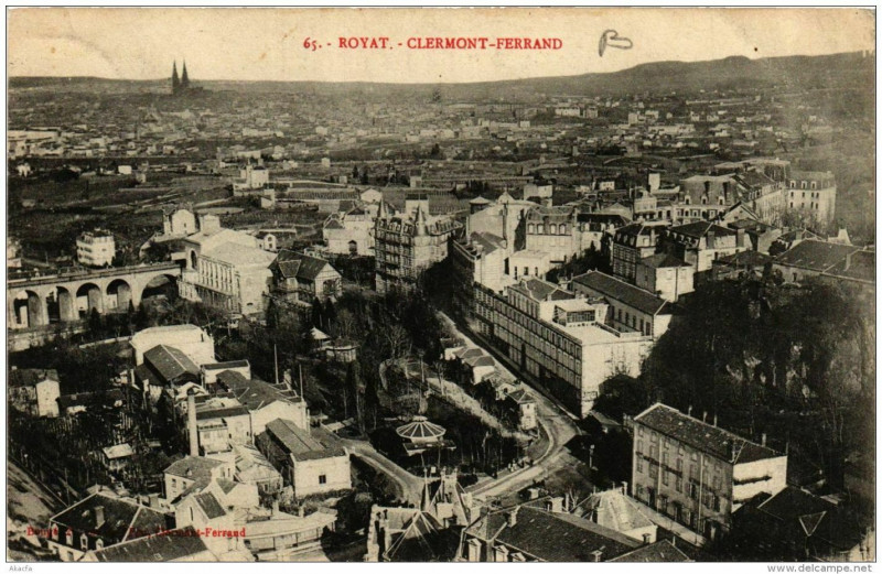 Carte postale ancienne Royat Clermont-Ferrand à Clermont-Ferrand