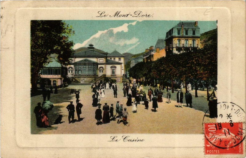 Carte postale ancienne Le Mont-Dore Le Casino à Mont-Dore