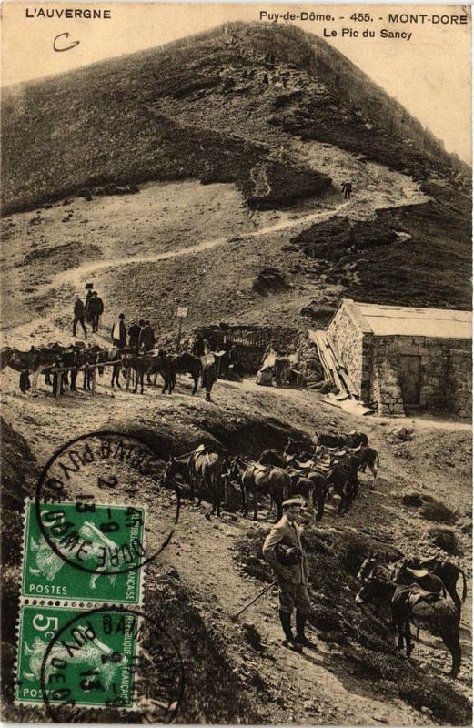 Carte postale ancienne Le Mont-Dore Le Pic du Sancy à Mont-Dore
