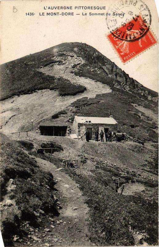 Carte postale ancienne Le Mont-Dore Le Sommet du Sancy à Mont-Dore