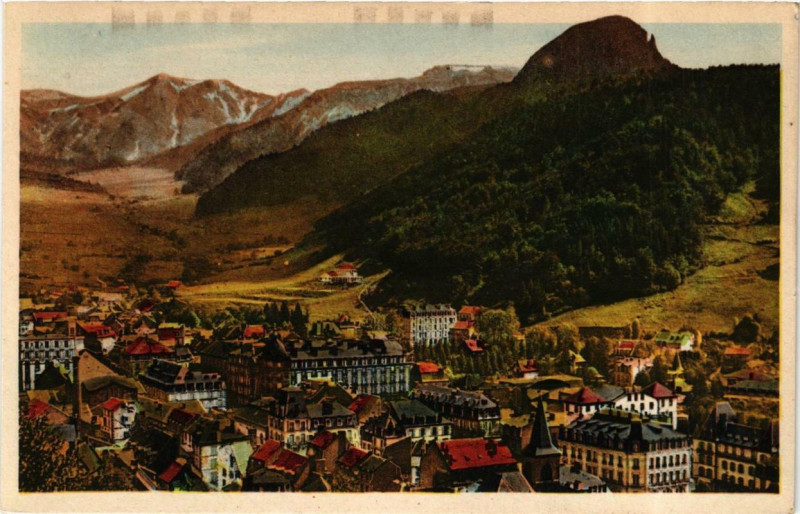 Carte postale ancienne Le Mont-Dore Vue Generale à Mont-Dore