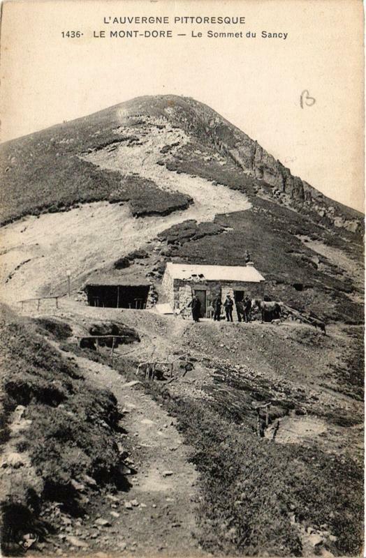 Carte postale ancienne Le Mont-Dore Le Sommet du Sancy à Mont-Dore