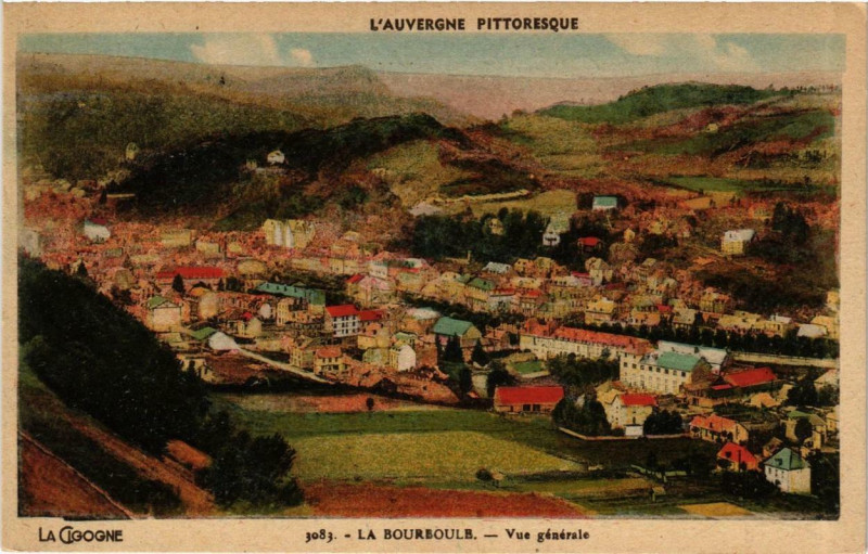 Carte postale ancienne La Bourboule Vue Generale à La Bourboule
