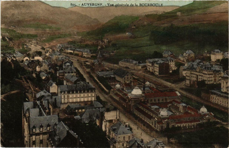 Carte postale ancienne La Bourboule Vue generale de La Bourboule à La Bourboule