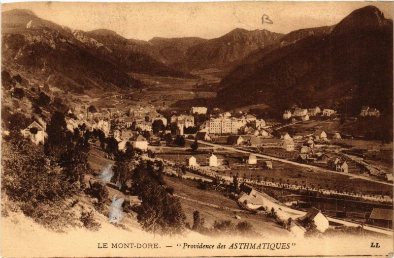 Carte postale ancienne Le Mont-Dore Providence des Asthmatiques à Mont-Dore