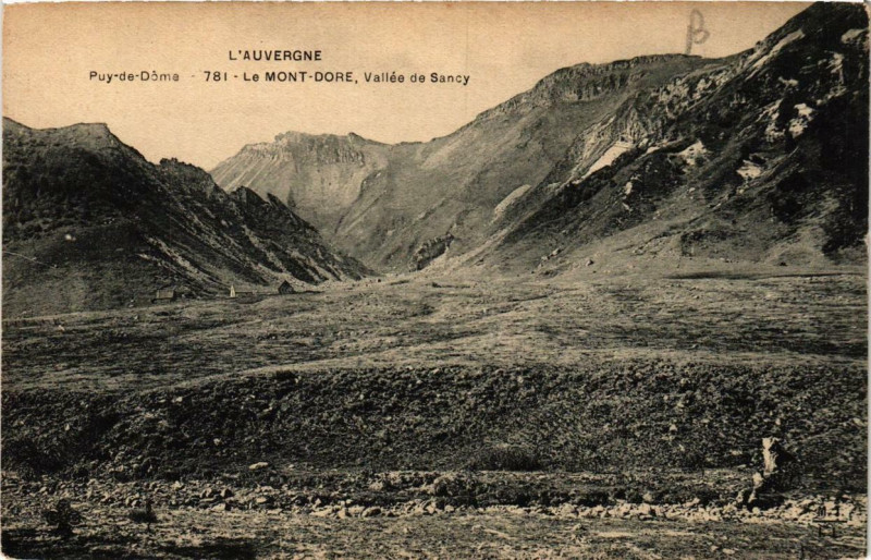 Carte postale ancienne Le Mont-Dore Vallée de Sancy à Mont-Dore