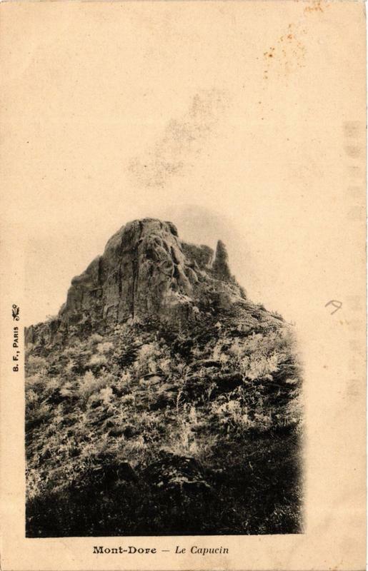 Carte postale ancienne Le Mont-Dore Le Capucin à Mont-Dore