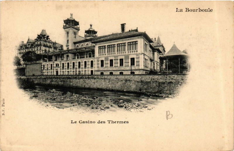 Carte postale ancienne La Bourboule Le Casino des Thermes à La Bourboule