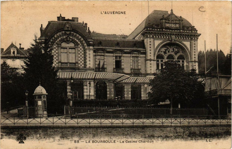 Carte postale ancienne La Bourboule Le Casino Chardon à La Bourboule