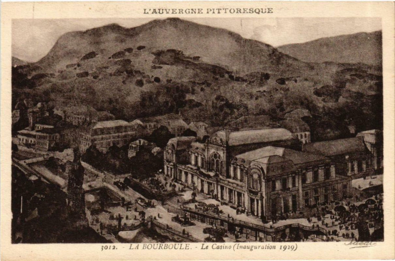 Carte postale ancienne La Bourboule Le Casino à La Bourboule