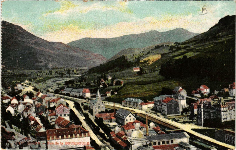 Carte postale ancienne La Bourboule Vue de La Bourboule à La Bourboule