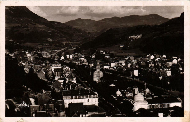 Carte postale ancienne La Bourboule Vue Generale à La Bourboule