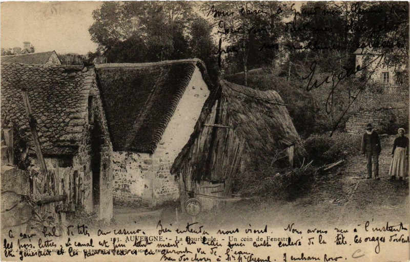 Carte postale ancienne La Bourboule Un coin de Fenestre à La Bourboule