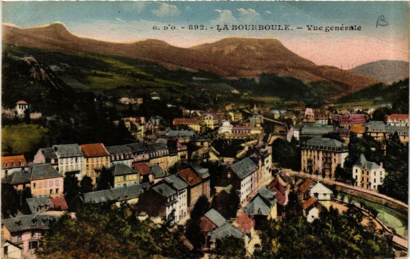 Carte postale ancienne La Bourboule Vue Generale à La Bourboule