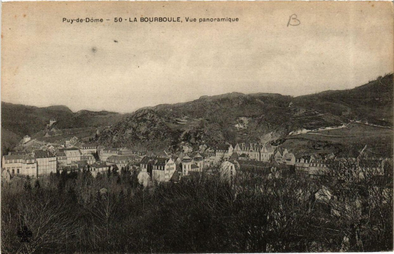 Carte postale ancienne La Bourboule Vue panoramique à La Bourboule