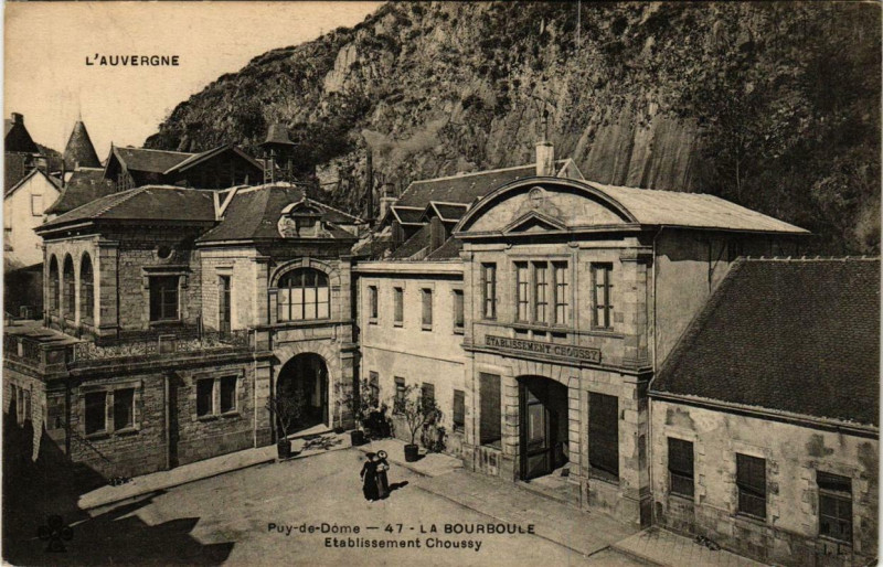 Carte postale ancienne La Bourboule Etabl. Choussy à La Bourboule