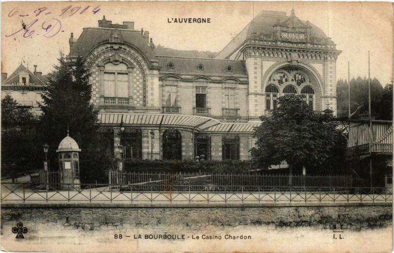 Carte postale ancienne La Bourboule Le Casino Chardon à La Bourboule