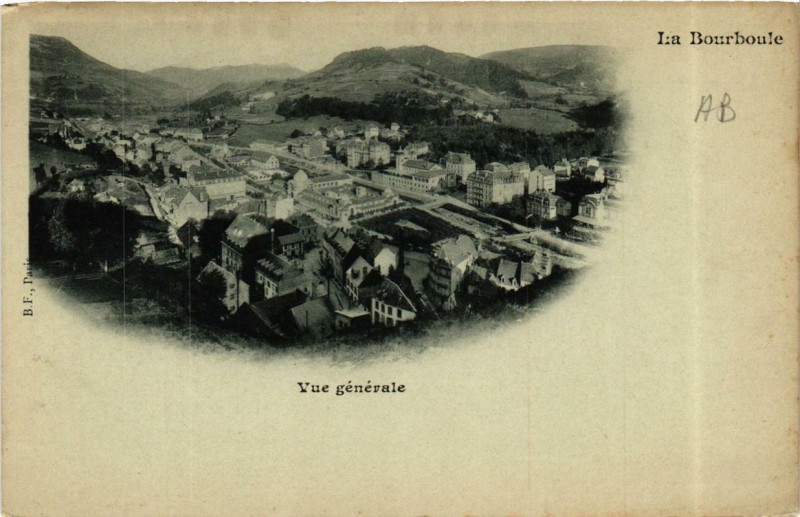 Carte postale ancienne La Bourboule Vue generale à La Bourboule