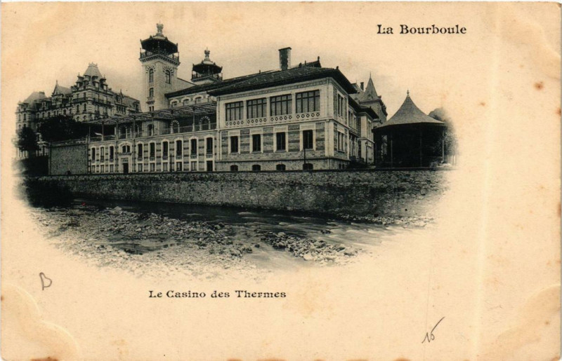 Carte postale ancienne La Bourboule Le Casino des Thermes à La Bourboule