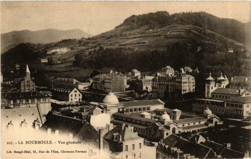 Carte postale ancienne La Bourboule Vue generale à La Bourboule