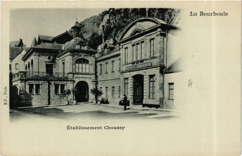 Carte postale ancienne La Bourboule Etabl. Choussy à La Bourboule