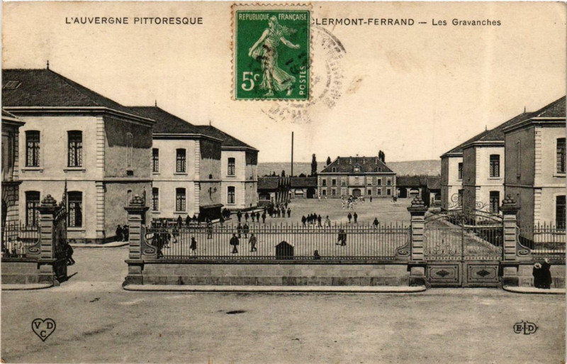 Carte postale ancienne Clermont-Ferrand Les Gravanches à Clermont-Ferrand