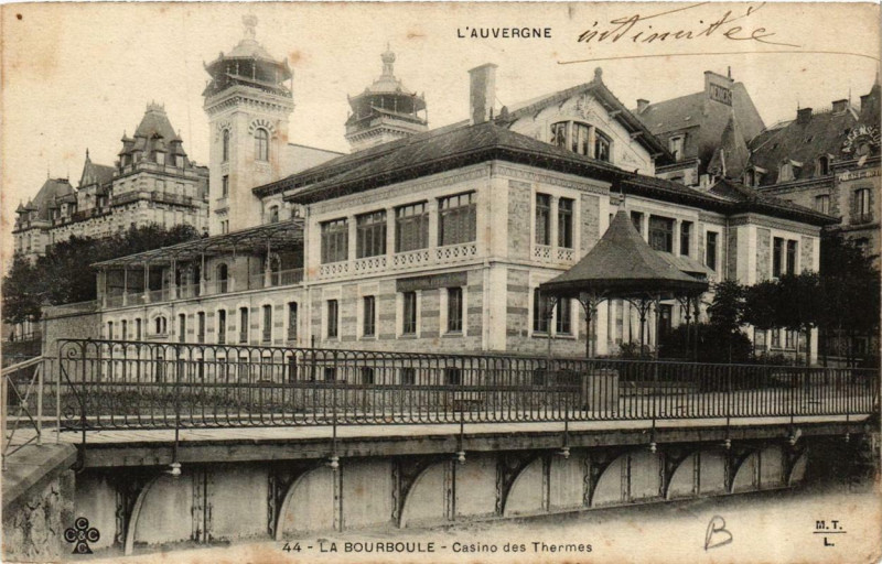 Carte postale ancienne La Bourboule Casino des Thermes à La Bourboule