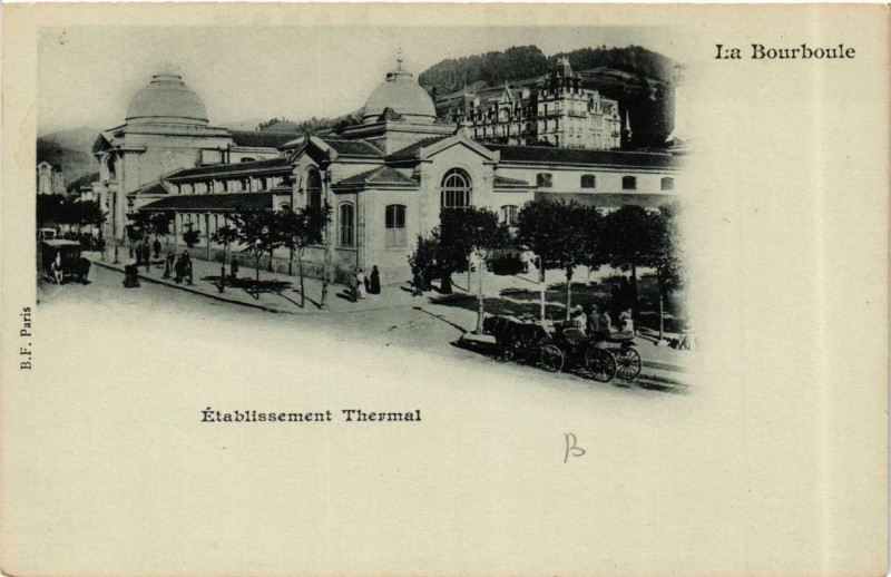 Carte postale ancienne La Bourboule Etabl. Thermal à La Bourboule
