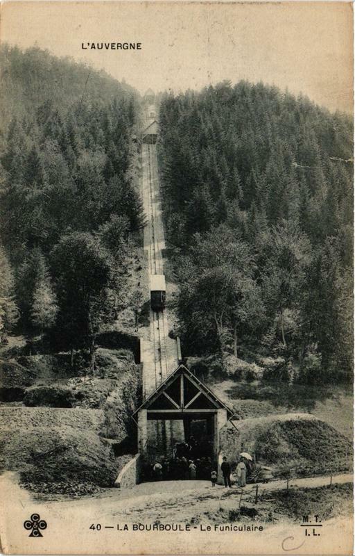Carte postale ancienne La Bourboule Le Funiculaire à La Bourboule