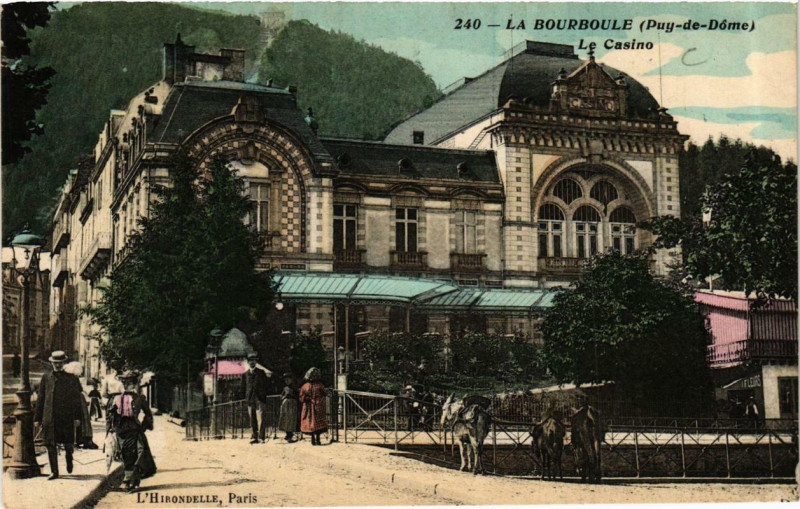 Carte postale ancienne La Bourboule Le Casino à La Bourboule