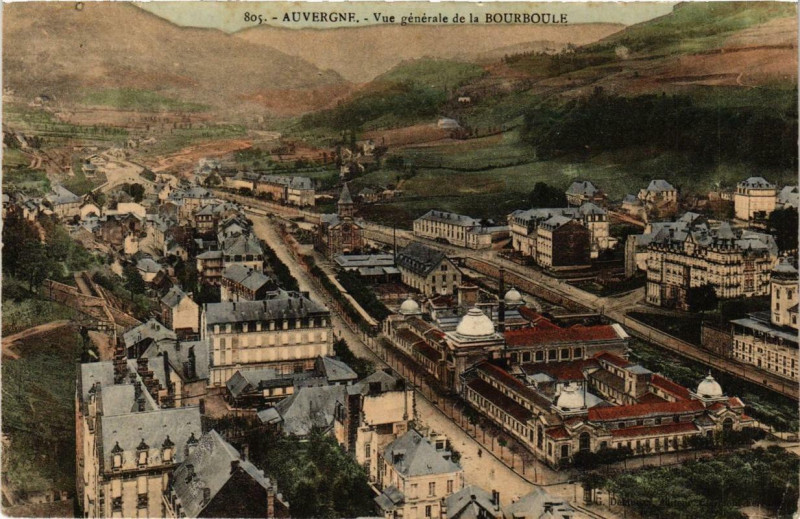 Carte postale ancienne La Bourboule Vue generale à La Bourboule