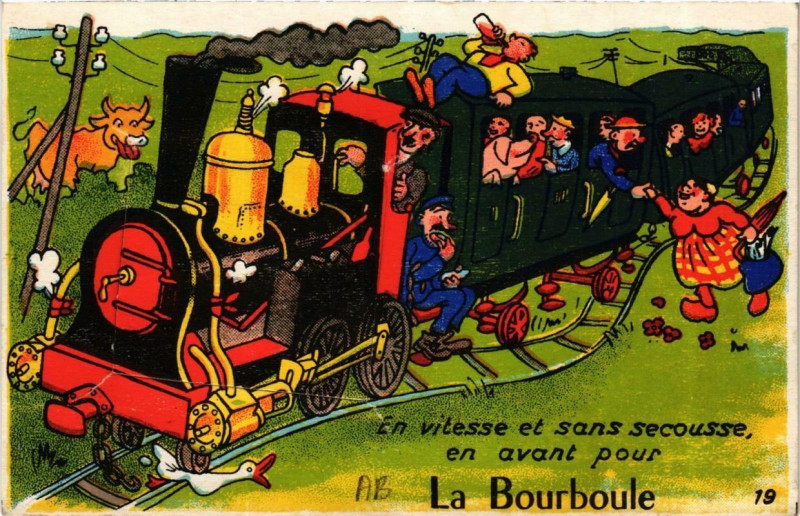 Carte postale ancienne La Bourboule Souvenir à La Bourboule